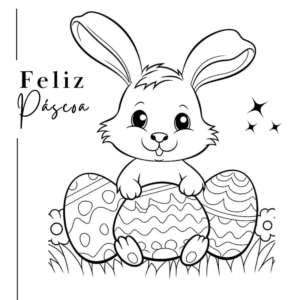 desenhos de páscoa para colorir