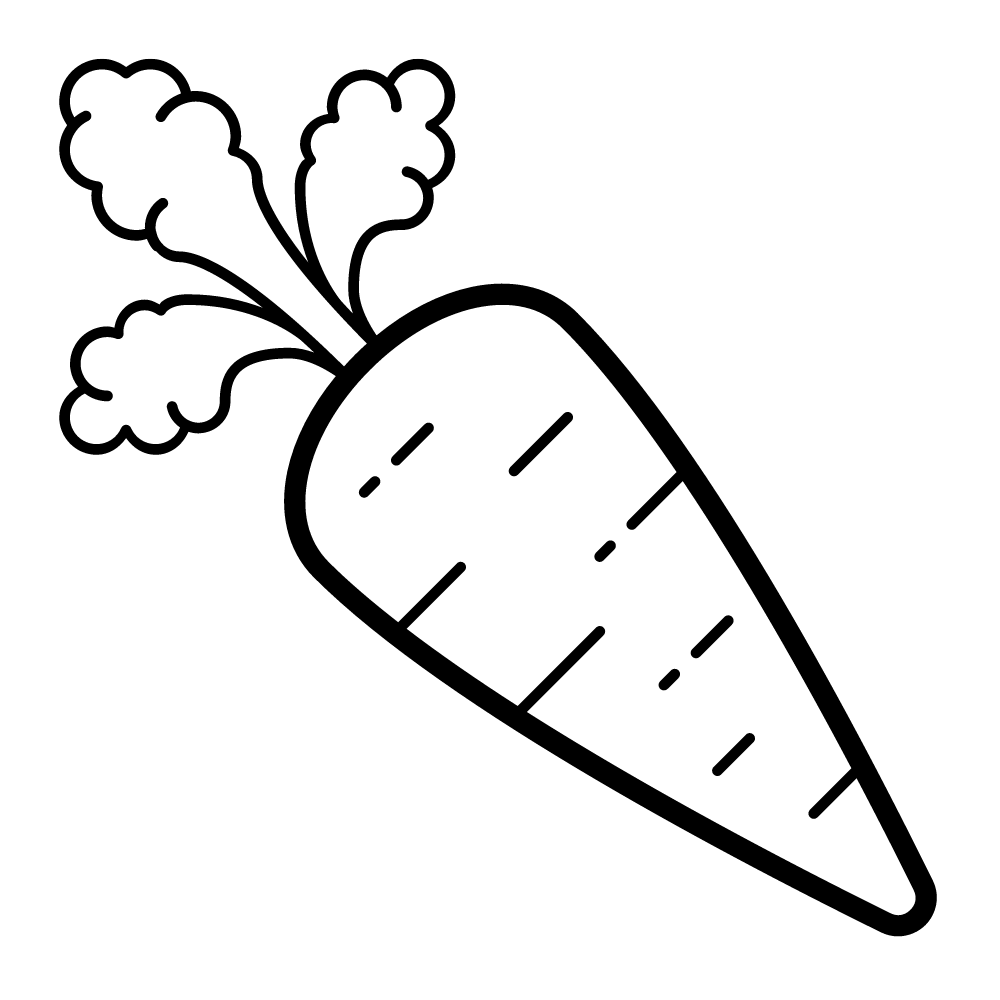 molde de cenoura de pascoa