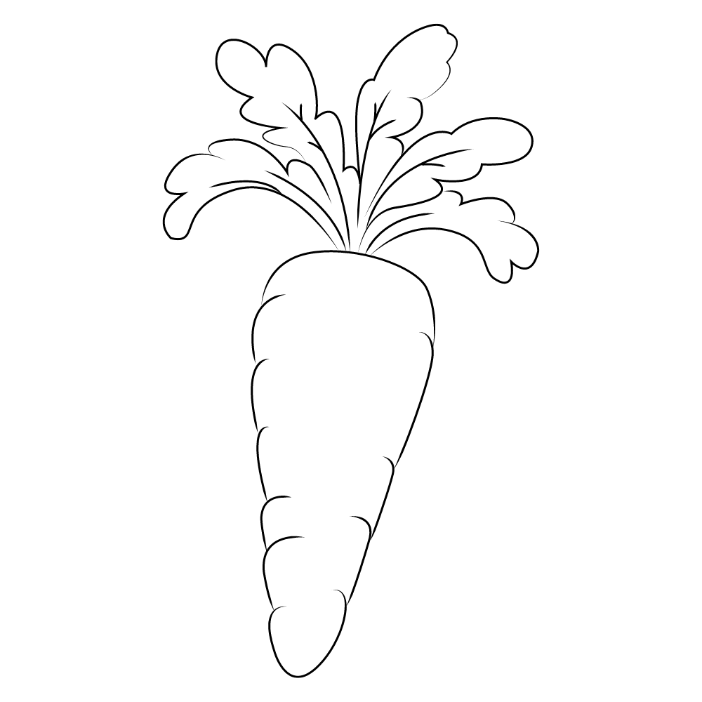 molde cenoura feltro