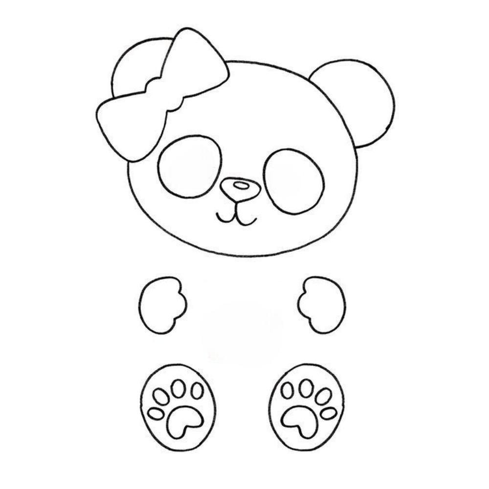 molde de ursa para imprimir