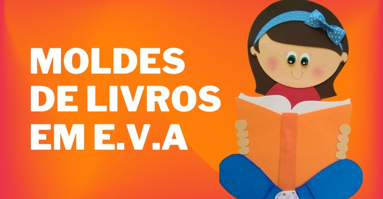 molde de livro em eva para imprimir grande