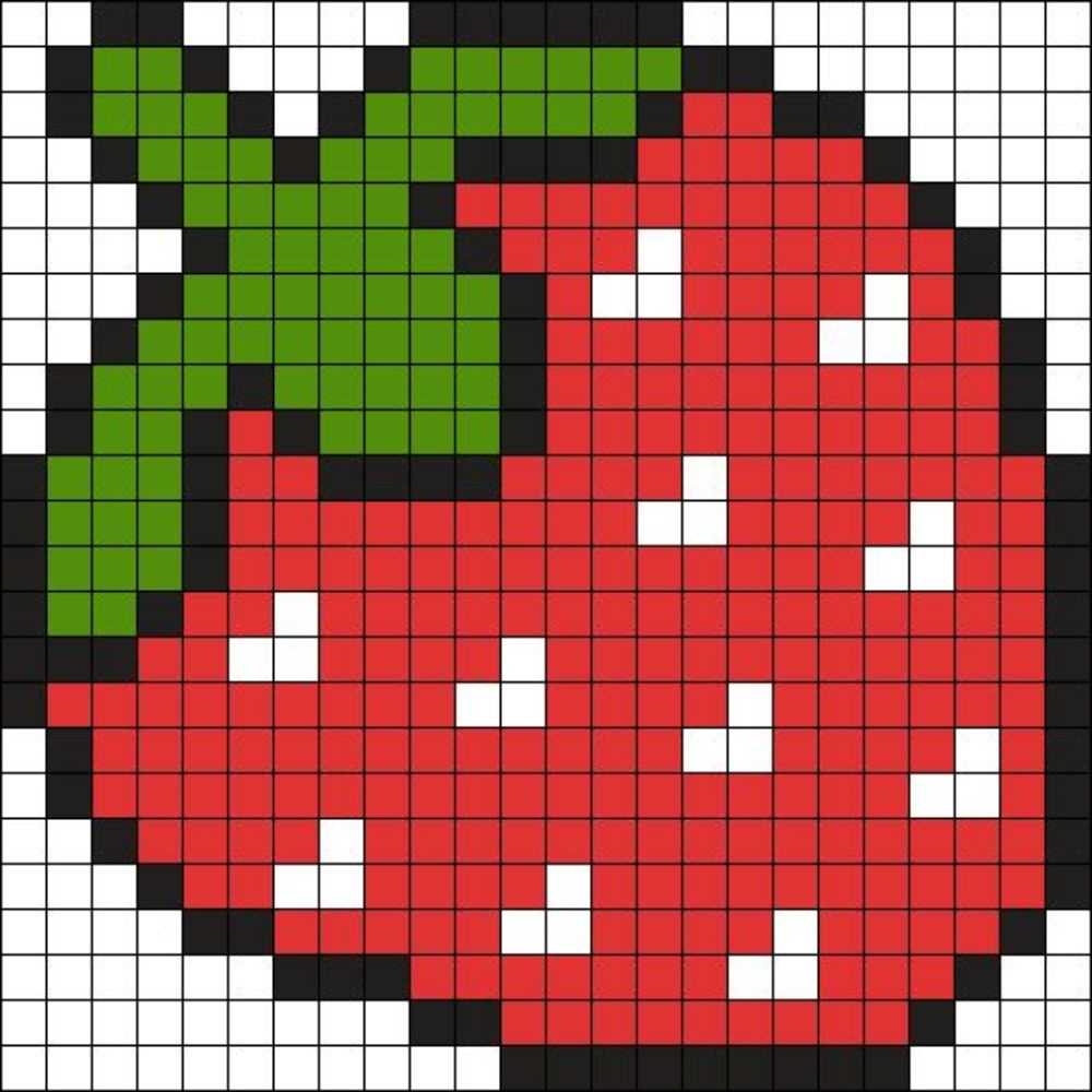 morango quadriculado