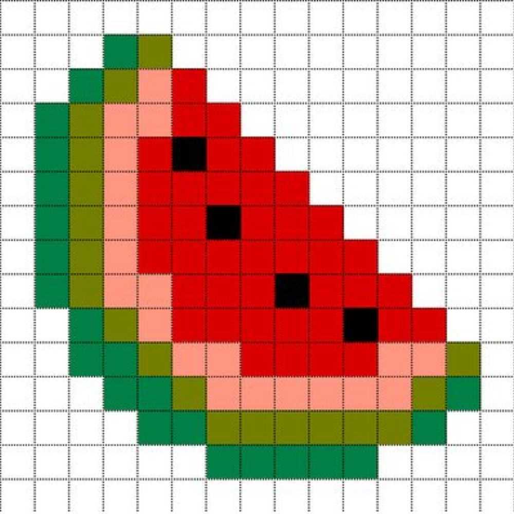 melancia quadriculada