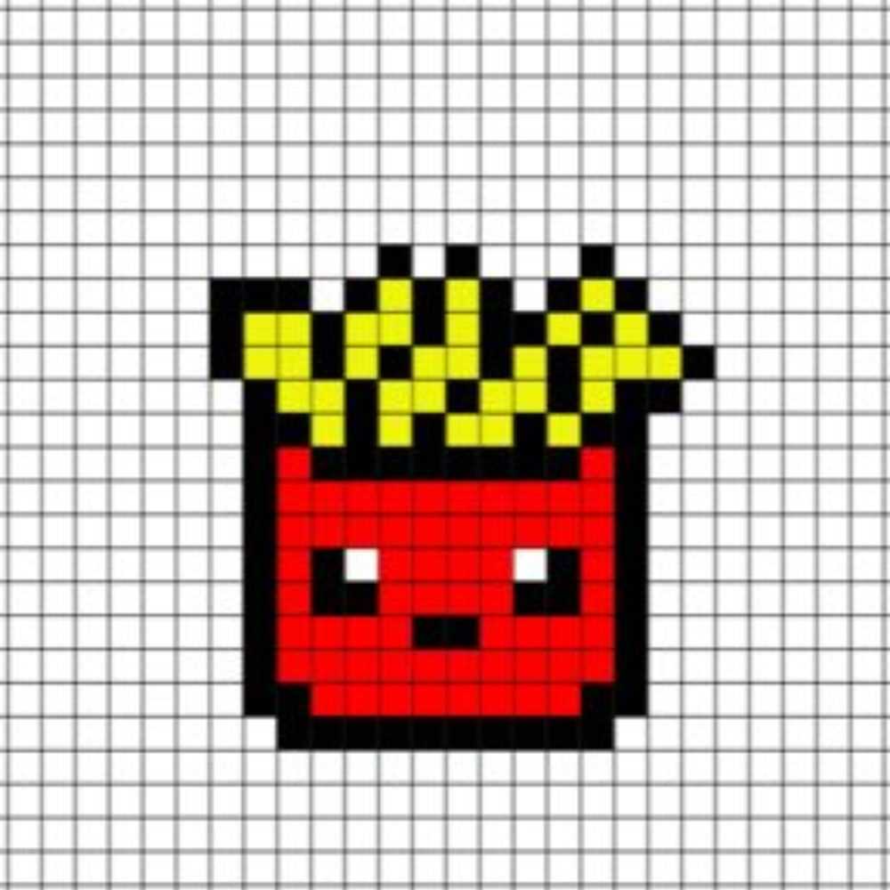 barata frita quadriculada