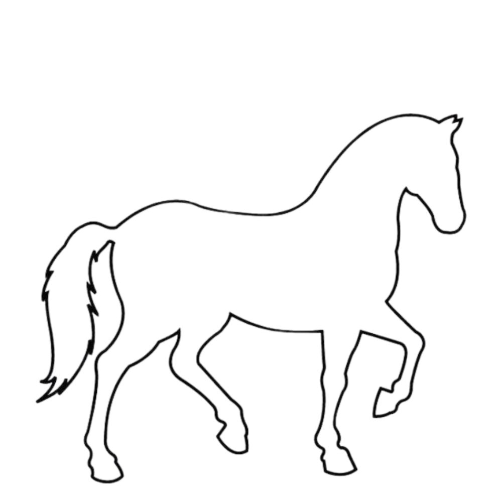 molde de cavalo grande