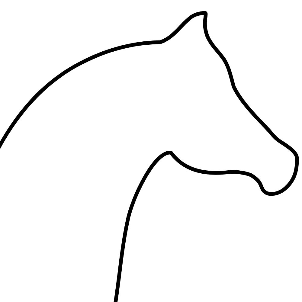 molde de cavalo em eva