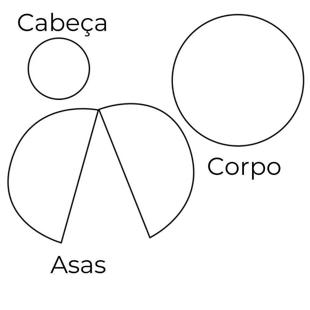 joaninha grande molde