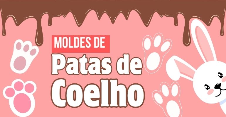 molde pata coelho