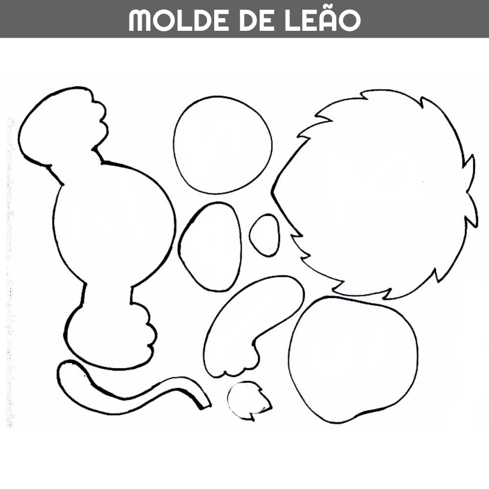MOLDE DE LEAO GRANDE