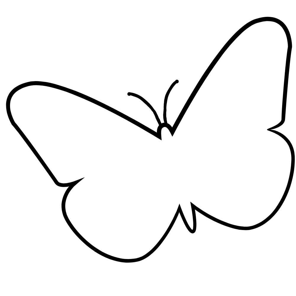 desenho de borboleta para pintar