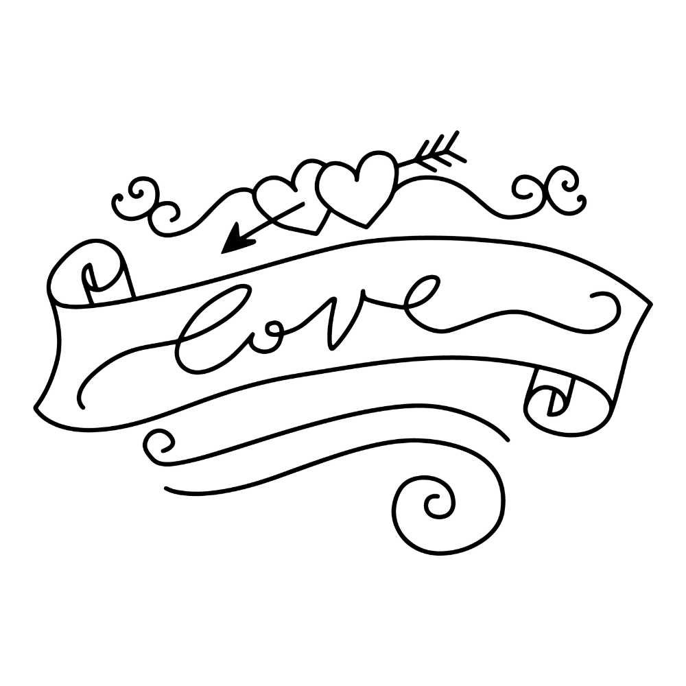 frase em Desenho de Amor