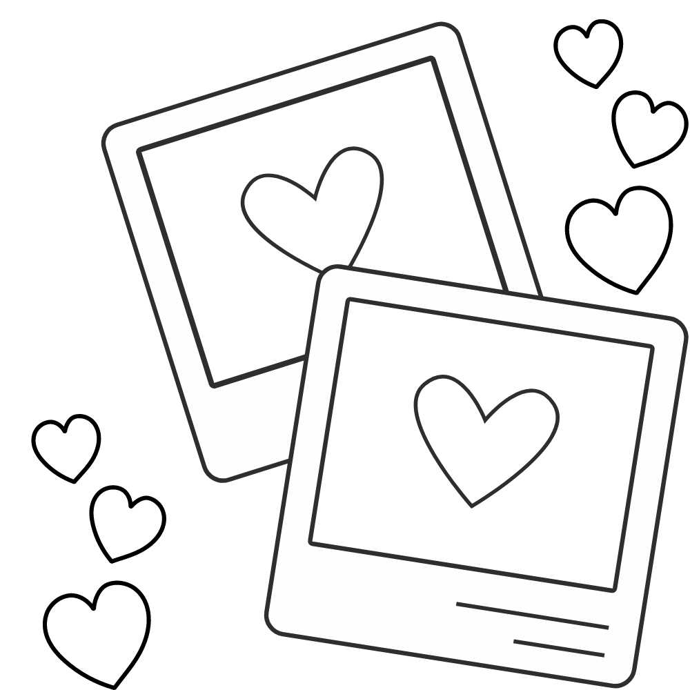 modelo de desenho de amor