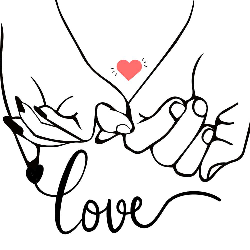 modelo de desenho de casal