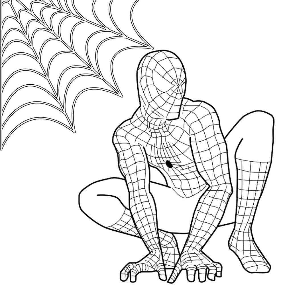 desenho do homem aranha