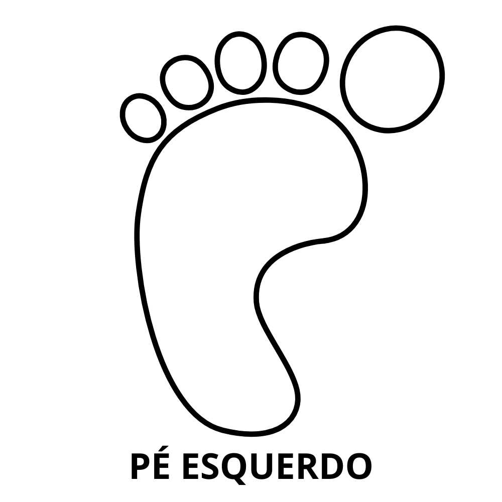 pe esquerdo para imprimir