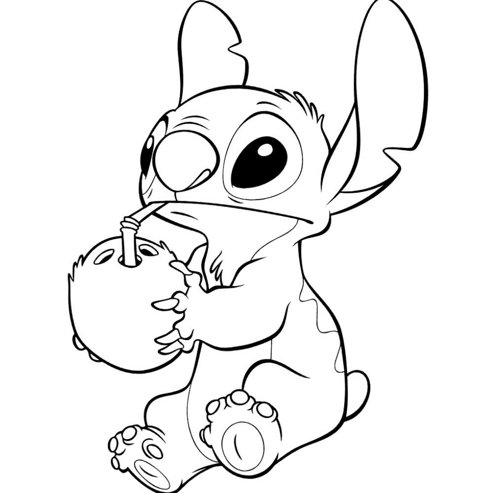 imagem Stitch para colorir