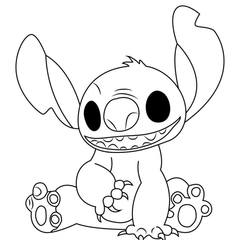 desenho Stitch para colorir