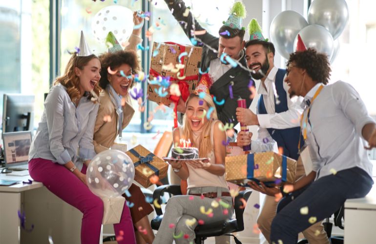 aniversariantes na empresa