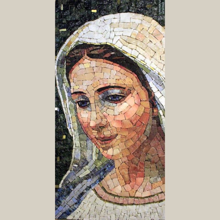 quadro de nossa senhora mosaico