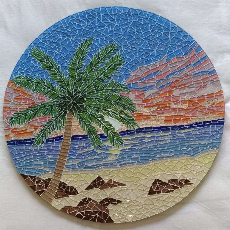 souvenir paisagem mosaico