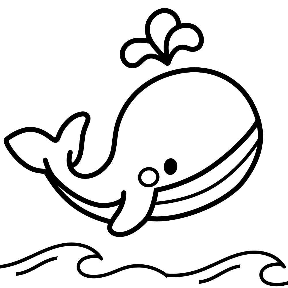 baleia para imprimir