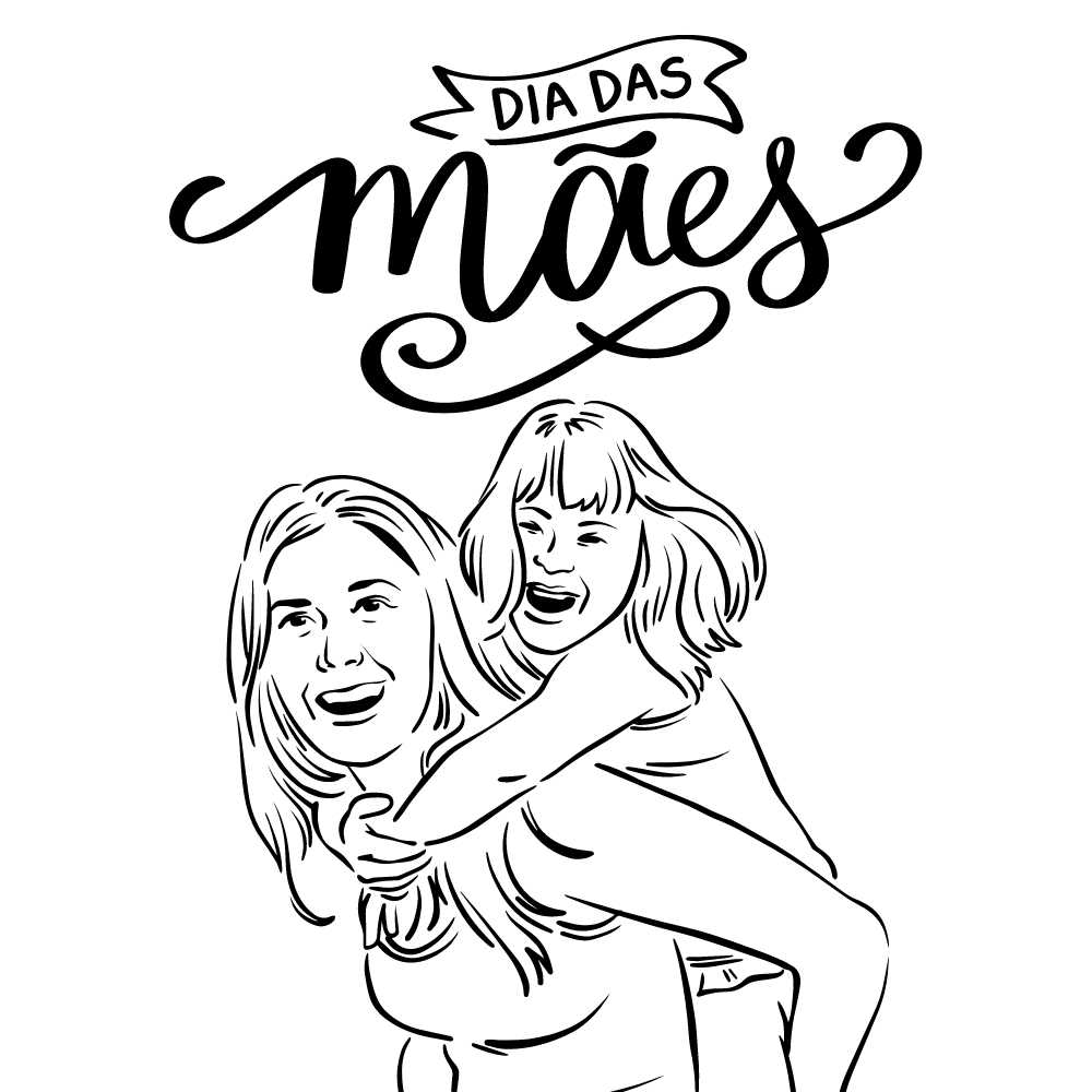 mae de filha dia das maes