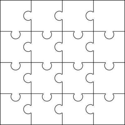 Molde para quebra cabeça para imprimir - Artesanato Passo a Passo!
