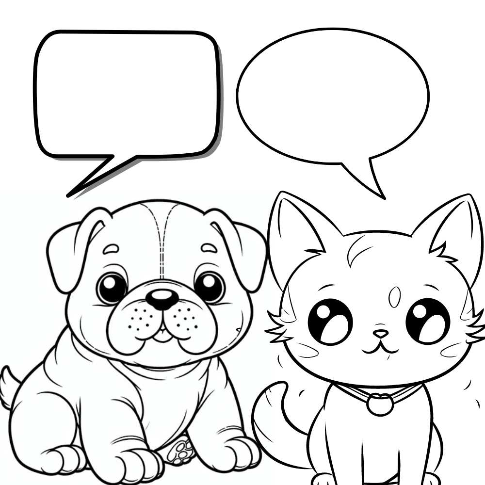 cachorro e gato juntos