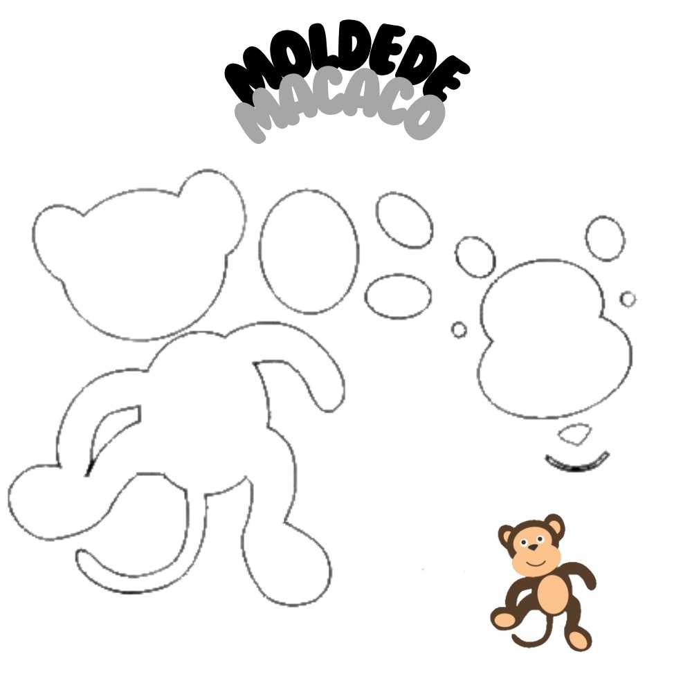molde de macaco