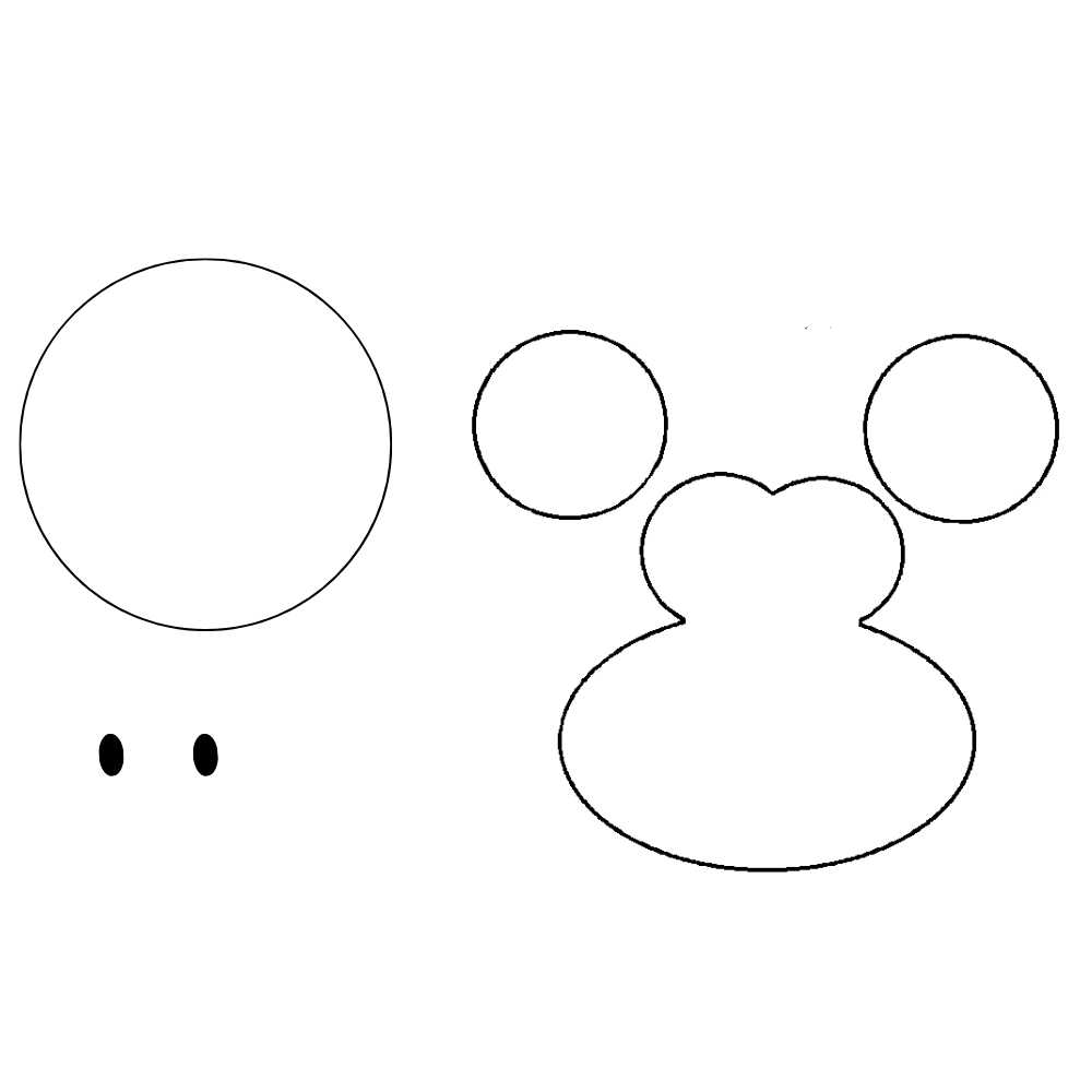 molde de macaco em feltro