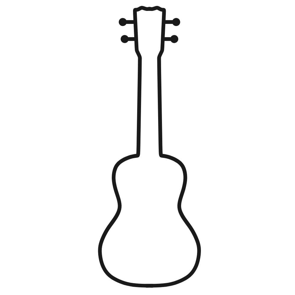 molde de violão para imprimir