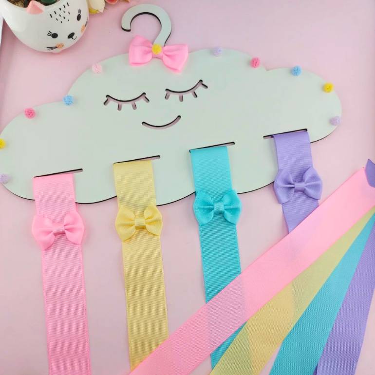 porta lacinhos em mdf