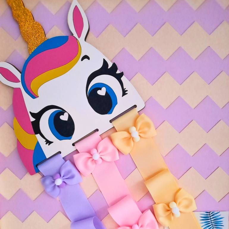 porta lacinhos em acrilico