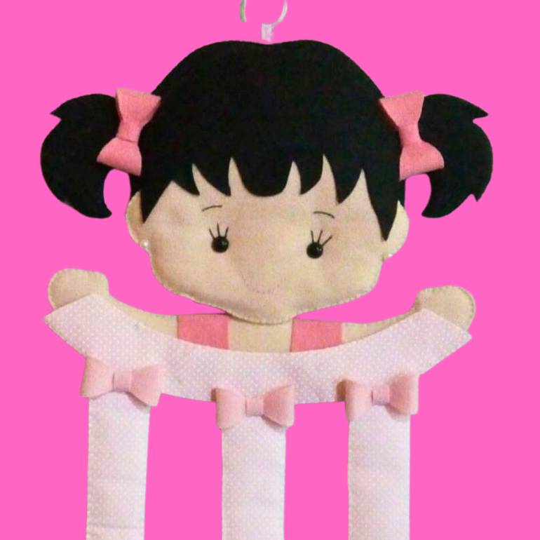 porta lacinhos em feltro