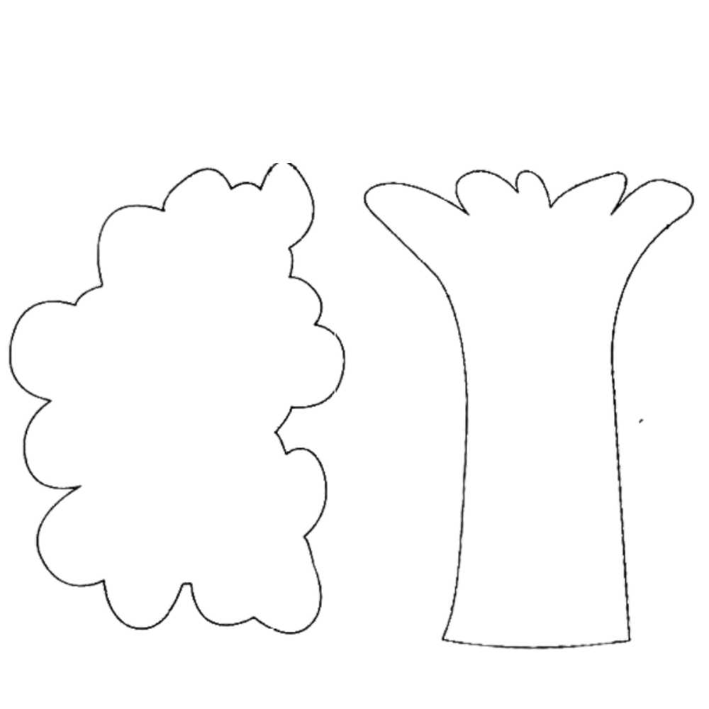 molde de arvore com tronco