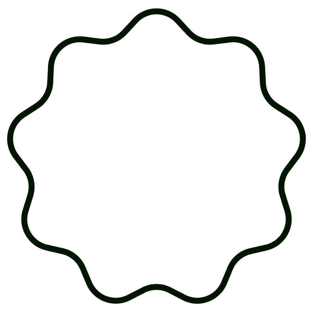 molde de circulo ondulado