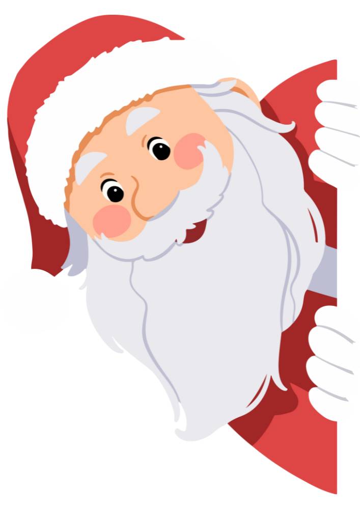 papai noel para imprimir 