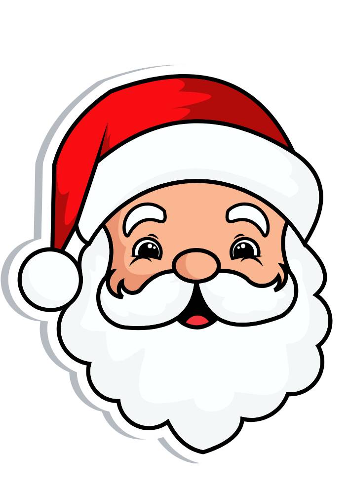 desenho do papai noel