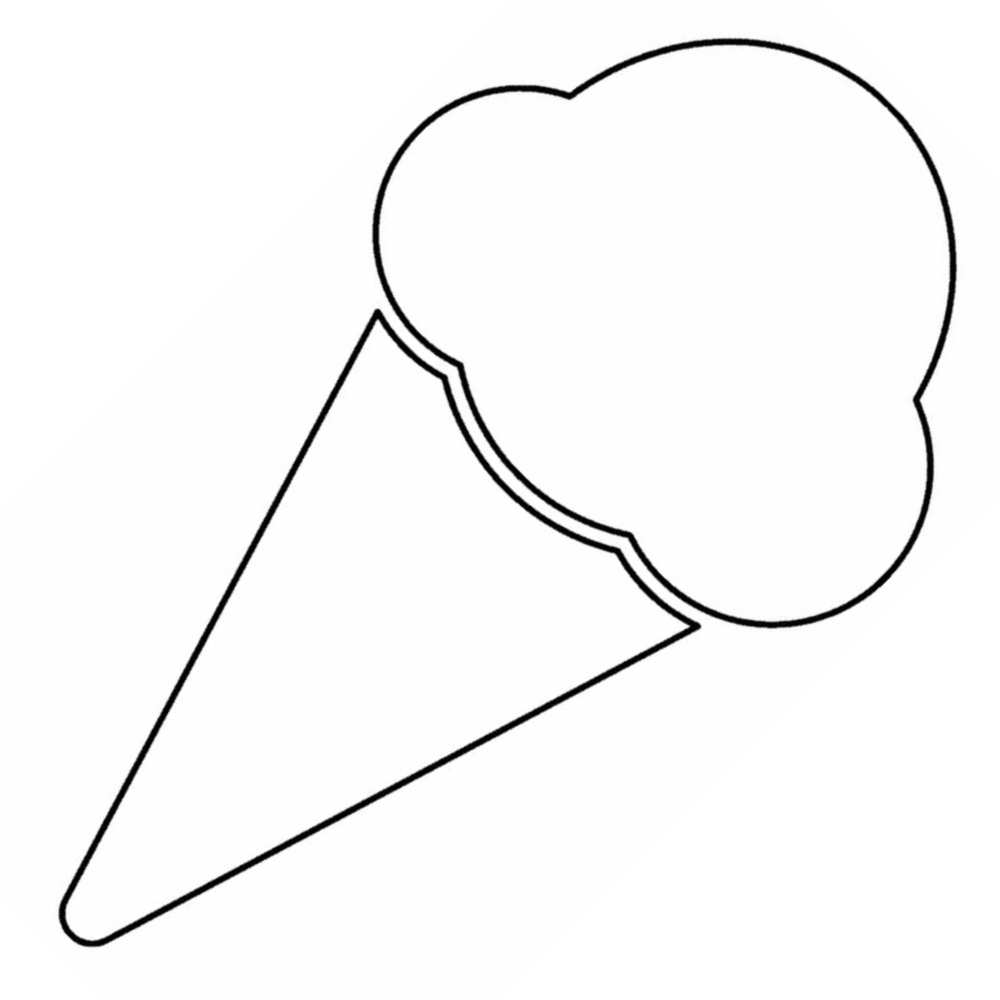 molde de casquinha de sorvete