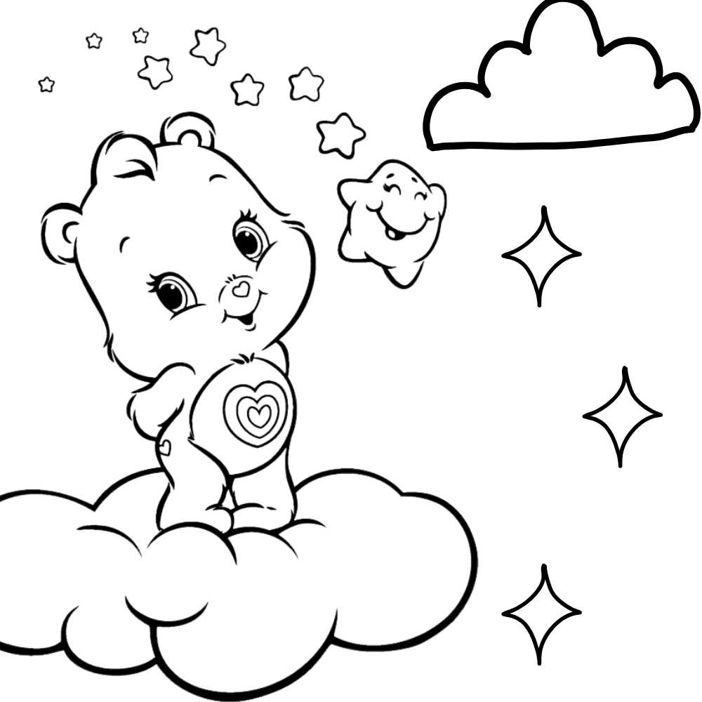 ursinhos carinhosos para colorir