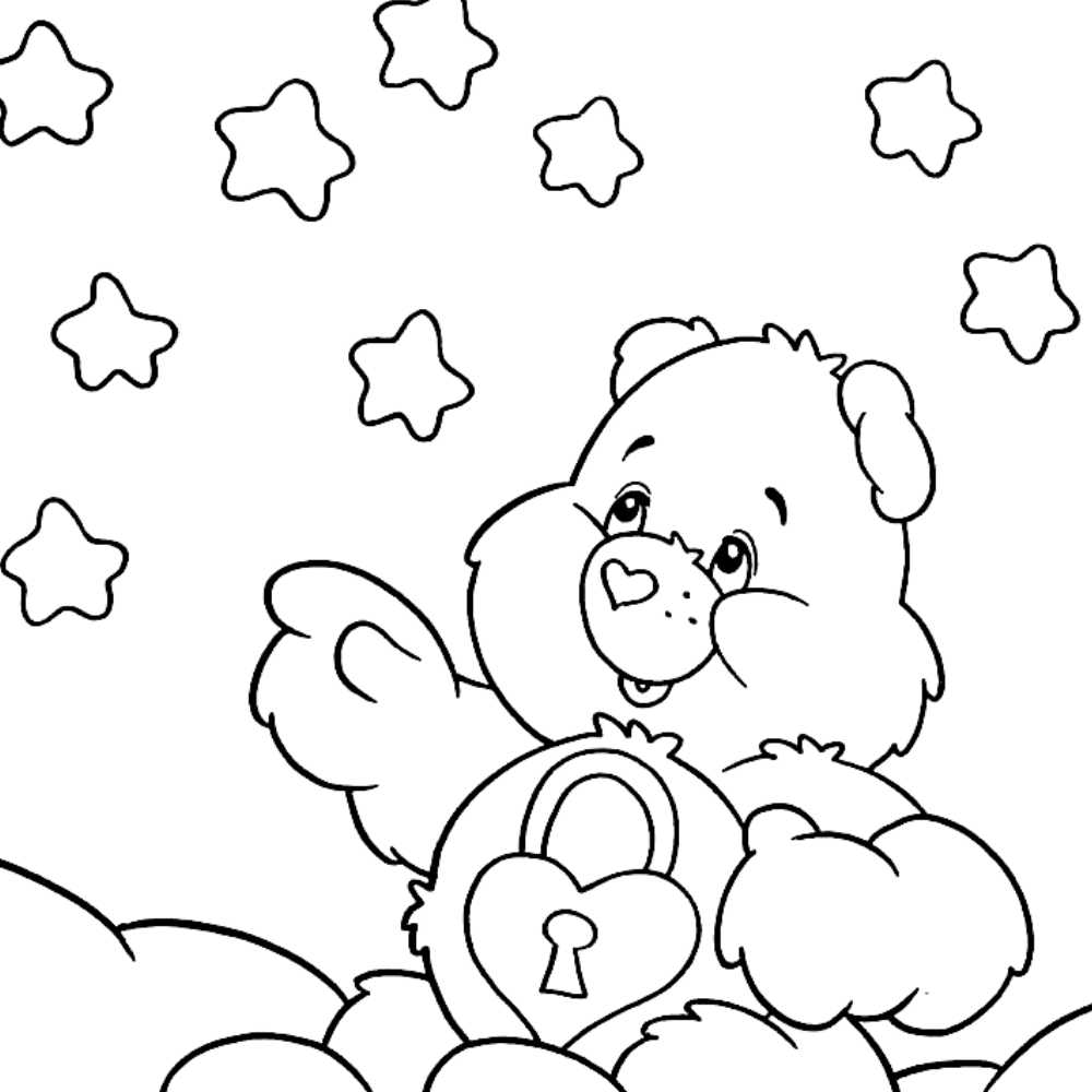 ursinhos carinhosos para colorir grande