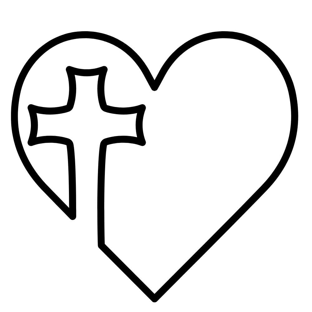 molde de cruz em feltro