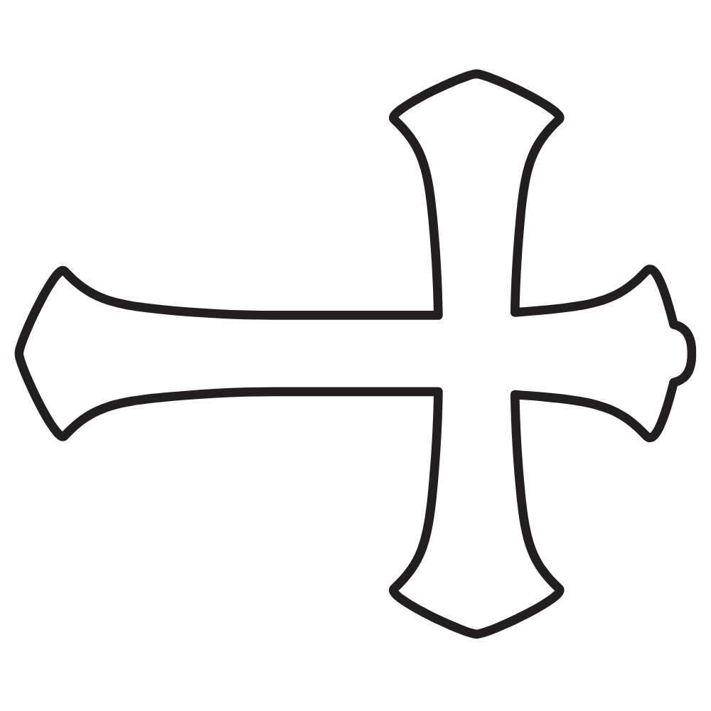 molde de cruz grande