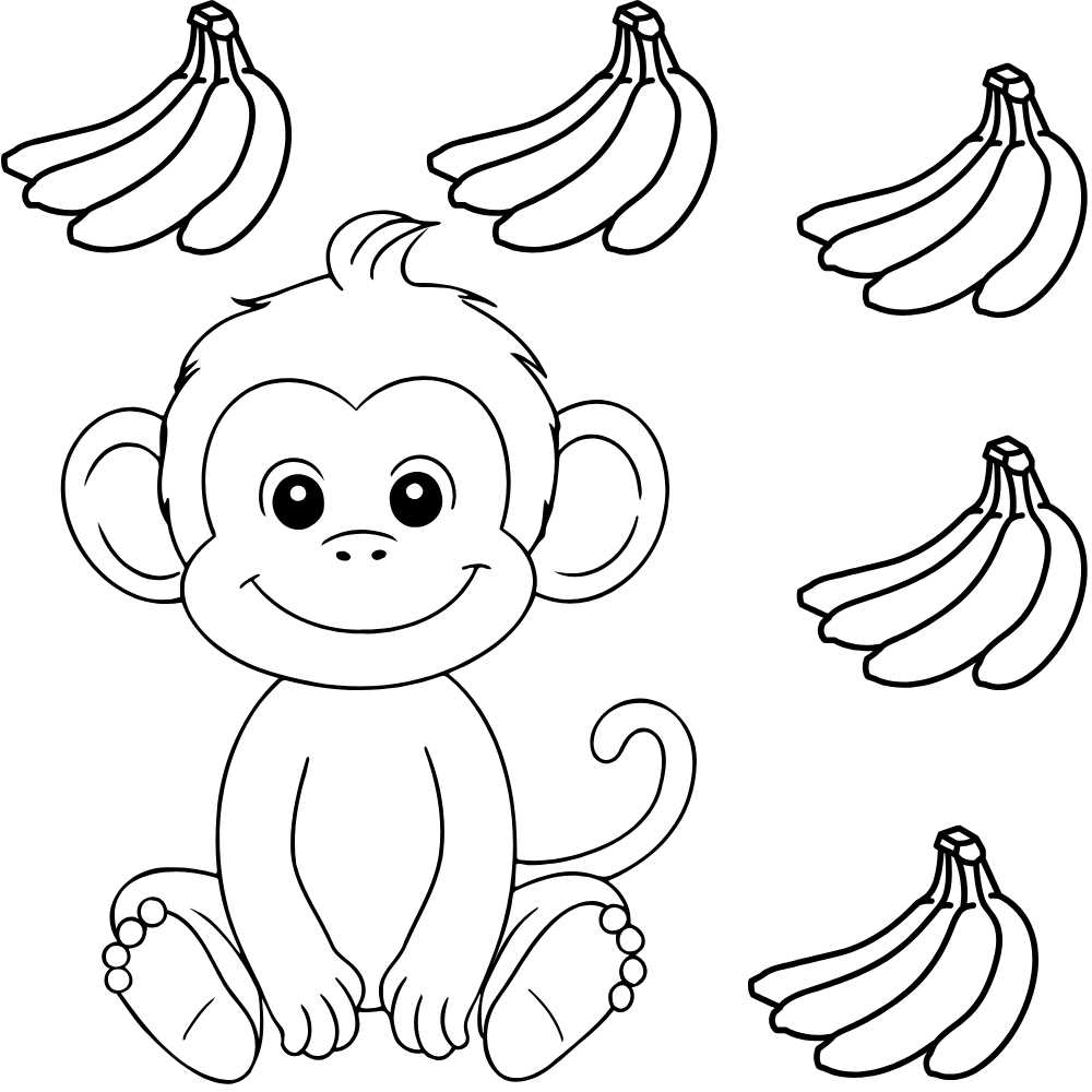 desenho de macaco