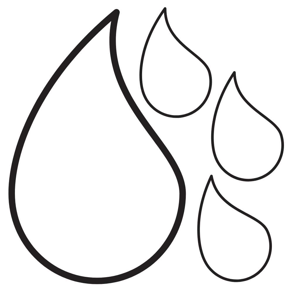 gotinha de agua molde