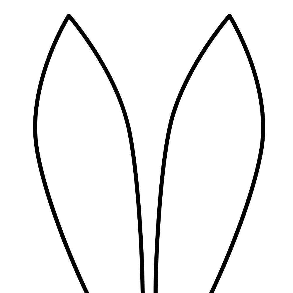 molde de orelha de coelho porta guardanapo