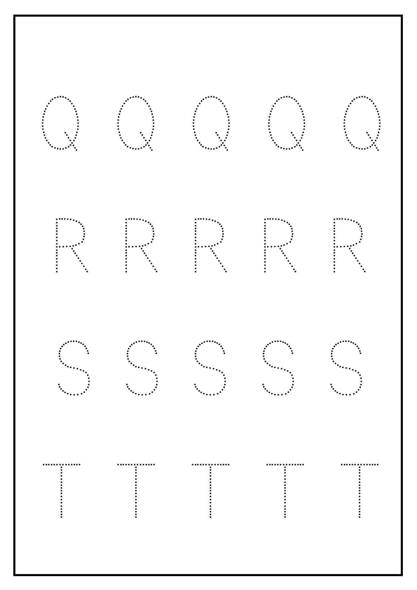 letras pontilhadas para imprimir