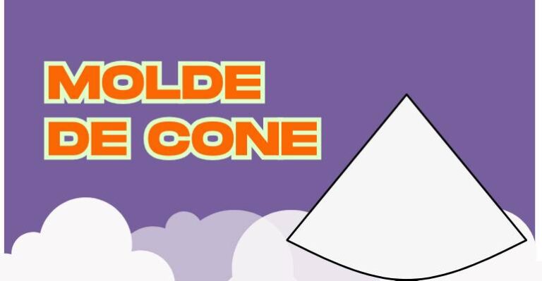 molde de cone em pdf