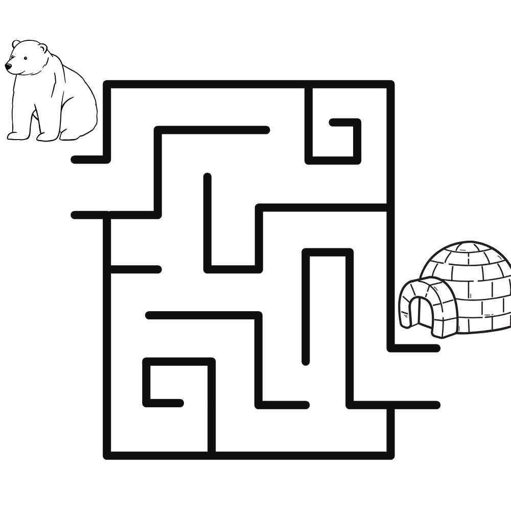 labirinto para imprimir simples