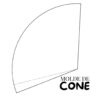 Molde de Cone para imprimir grande em PDF - Artesanato Passo a Passo!